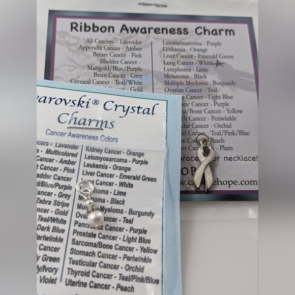 Lung Cancer Charms from Choose Hope - Picture 2 of 4